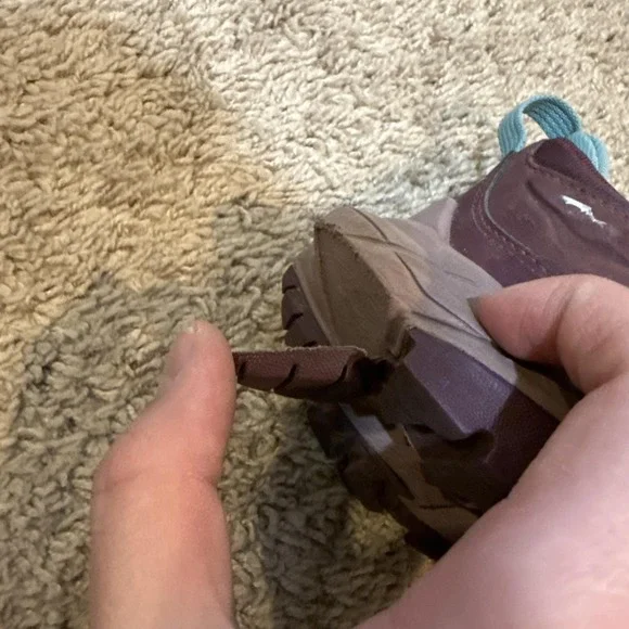 Hoka One One Anacapa Low GTX Shoes Womens Sz 9 Purple Waterproof Hiking Sneakers - Picture 8 of 10